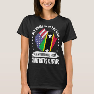 Kittian Nevisian American Patriot kweekte mijn har T-shirt