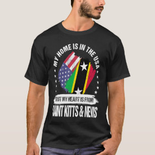 Kittian Nevisian American Patriot kweekte mijn har T-shirt