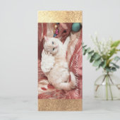 Kittie Engel voor Kerstmis Kaart (Staand voorkant)