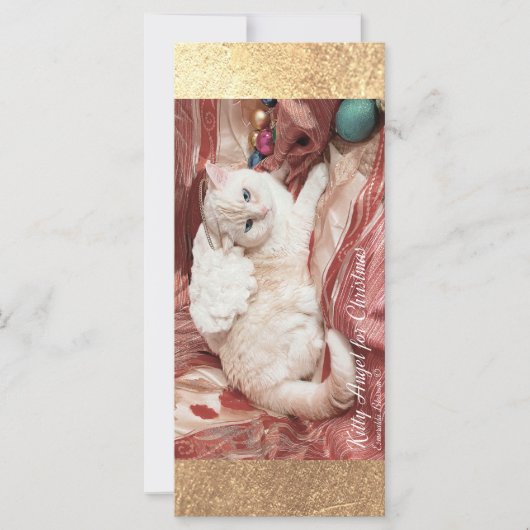 Kittie Engel voor Kerstmis Kaart (Voorkant)
