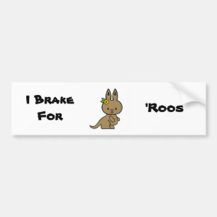 Kittie Kangaroo Bumpersticker