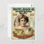 Kittie Rhoades Poster theater Briefkaart (Voorkant / Achterkant)