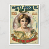 Kittie Rhoades Poster theater Briefkaart (Voorkant)