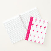 Kittige Flamingo's Notitieboek (Binnen)