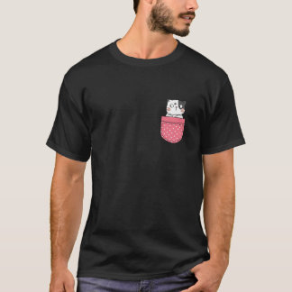 Kittige Kat In De Zak Cute Zak Kitten Swea T-shirt