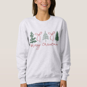 Kittige Preppy Vrolijk Kerstmis Trui