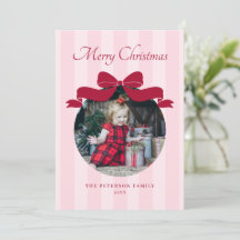 Kittige Strik met Strikjes Foto Kerst