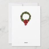 Kittige vintage kerstkaart (Achterkant)