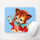 kittje met jazz handen uit de jaren 50 muismat (Met muis)