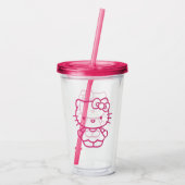 Kitty Acryl Drinkbeker (Achterkant)