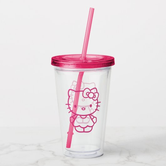 Kitty Acryl Drinkbeker (Achterkant)