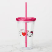 Kitty Acryl Tumbler Drinkbeker (Voorkant)