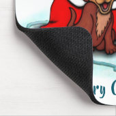 Kitty and Puppy , Happy XMas Muismat (Hoek)