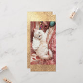 Kitty Angel for Christmas Kaart (Voorkant / Achterkant in situ)