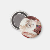 Kitty Angel voor Kerstmis Magneet (Voorkant / Achterkant)