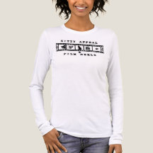 Kitty Appeal & Film Reels Wit T-shirt met lange mo