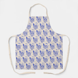 Kitty apron schort
