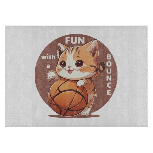 kitty basketbal snijplank (Voorkant)