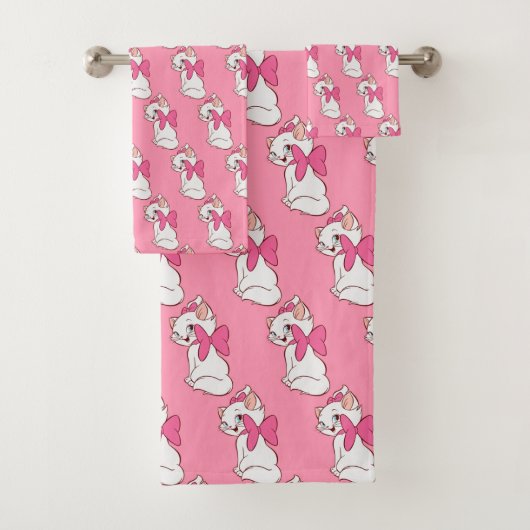 Kitty Bath Towel Set Bad Handdoek (Insitu)