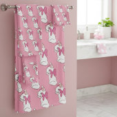 Kitty Bath Towel Set Bad Handdoek