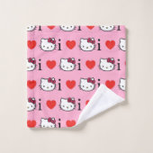 Kitty Bath Towel Set Bad Handdoek (Wasdoekje)