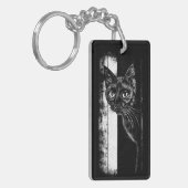 Kitty Binnen Sleutelhanger (Voorkant Links)