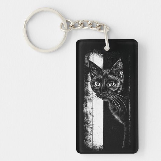 Kitty Binnen Sleutelhanger (Voorkant)