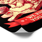 Kitty Biscuits Bakery We Knead Em You Need Em Vale Poster (Hoek)