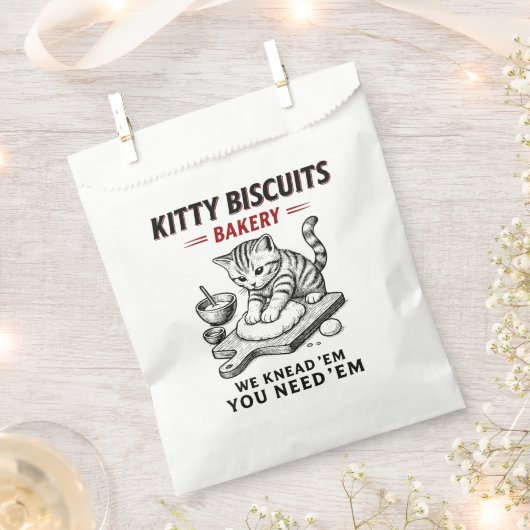 Kitty Biscuits Bakkerij Bedankzakje (Geknipt)