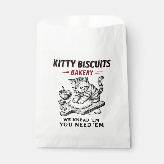 Kitty Biscuits Bakkerij Bedankzakje (Voorkant)