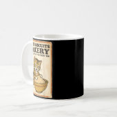 Kitty biscuits bakkerij grappige kat kneedt deeg m koffiemok (Voorkant links)