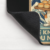 Kitty biscuits bakkerij grote golf kat knedend mem muismat (Hoek)