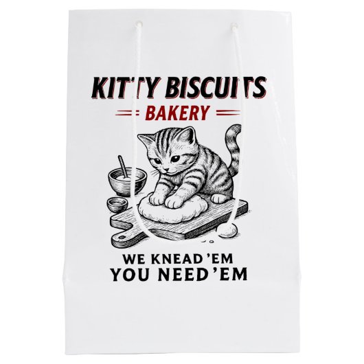 Kitty Biscuits Bakkerij Medium Cadeauzakje (Achterkant)