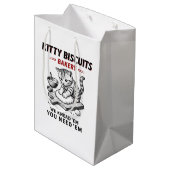 Kitty Biscuits Bakkerij Medium Cadeauzakje (Achterkant Gekanteld)