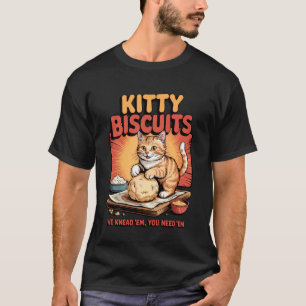 Kitty Biscuits Bakkerij Shirt Kattenliefhebber Bak