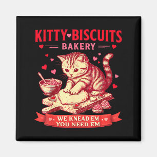Kitty Biscuits Bakkerij We Kneten Ze Je Hebt Ze No Magneet