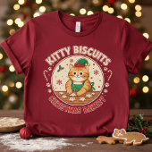 Kitty biscuits christmas Bakery Cat meme T-Shirt