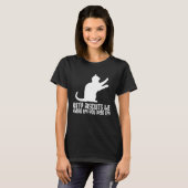 Kitty biscuits we knead em you need em t-shirt (Voorkant volledig)