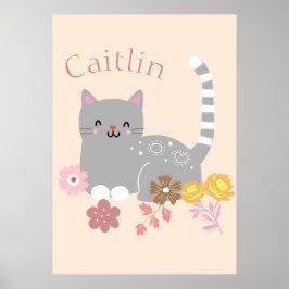 Kitty Bloemen Poster