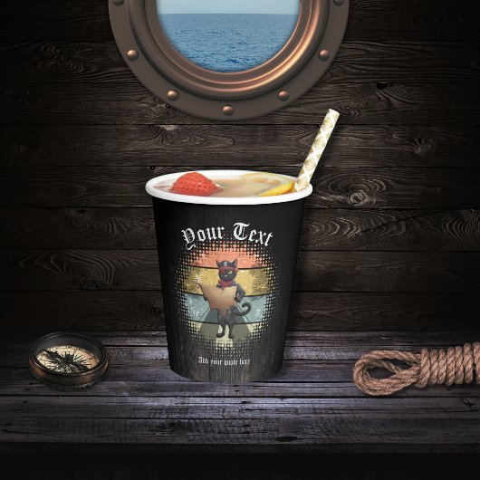 Kitty Buccaneer's Sunset Quest Papieren Bekers