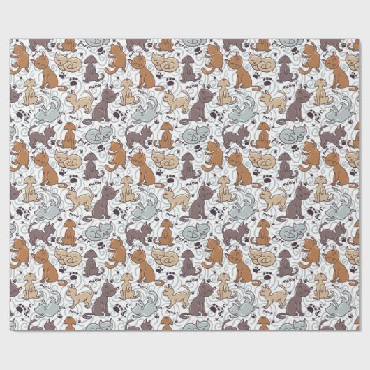 Kitty Cadeaupapier (Vlak)