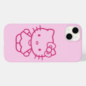 Kitty Case-Mate iPhone Case (Achterkant (horizontaal))