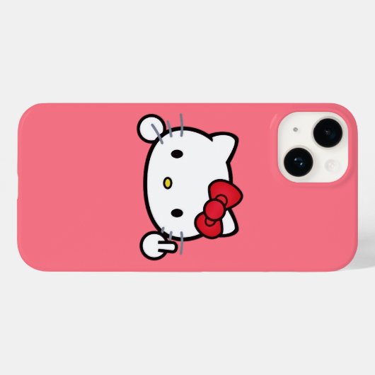 Kitty Case-Mate iPhone Case (Achterkant (horizontaal))