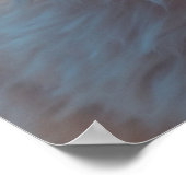 *~*  Kitty Cat 5:4  Kitten Witte Lange Haren Fluff Poster (Hoek)