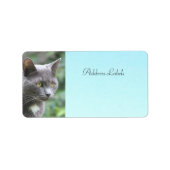 Kitty Cat Adresetiketten Etiket (Voorkant)