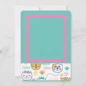 Kitty Cat Bedankkaart (Achterkant)