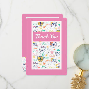 Kitty Cat Bedankkaart