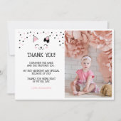 Kitty Cat Bedankkaartjes met Foto Kaart (Voorkant)