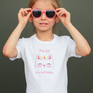Kitty Cat Birthday Kinder Shirts