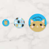 Kitty Cat Birthday Party Kinder Confetti (Voorkanten)